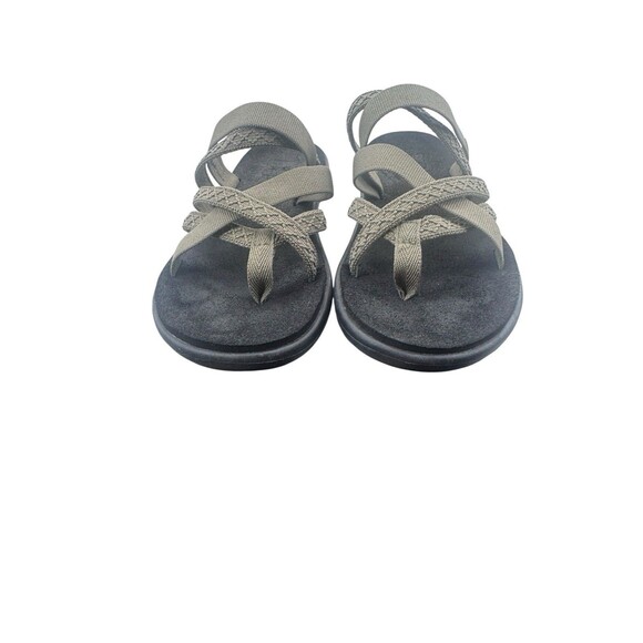 Teva Womens Voya Zillesa Mahani Burnt Olive 6 37 Flip Flops Thong Sandals - Picture 2 of 16